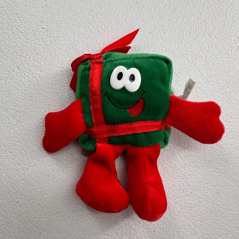 Vintage Dandee Christmas Plush Bear Ty Jingles Gift Set Ornament 5